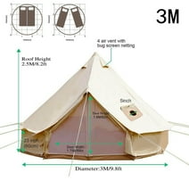 VEVOR Canvas Bell Tent 23ft(7m) Cotton Canvas Tent with Wall Stove ... - VEVOR Yurt Tent 9 84ft 3m Cotton Canvas Wall Stove Jacket Glamping Waterproof Bell Family Camping OutDoor Hunting 4 Seasons C4558b18 F837 4360 8ba2 6cDD5ec2f77c.5a39e3Dab466a4315e32e794b1358a41 VEVOR Canvas Bell Tent 23ft(7m) Cotton Canvas Tent with Wall Stove ... - VEVOR Yurt Tent 9 84ft 3m Cotton Canvas Wall Stove Jacket Glamping Waterproof Bell Family Camping OutDoor Hunting 4 Seasons C4558b18 F837 4360 8ba2 6cDD5ec2f77c.5a39e3Dab466a4315e32e794b1358a41