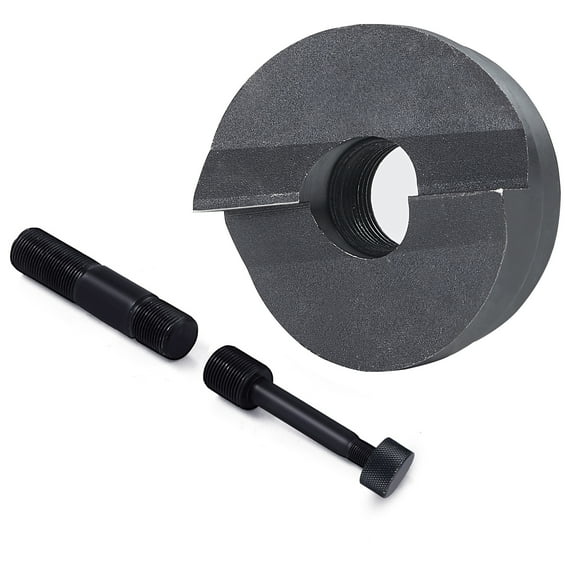 KFFKFF Hydraulic Knockout Punch Driver Kit Hole Tool 4 Die 1/2", 3/4", 1", 1-1/4"