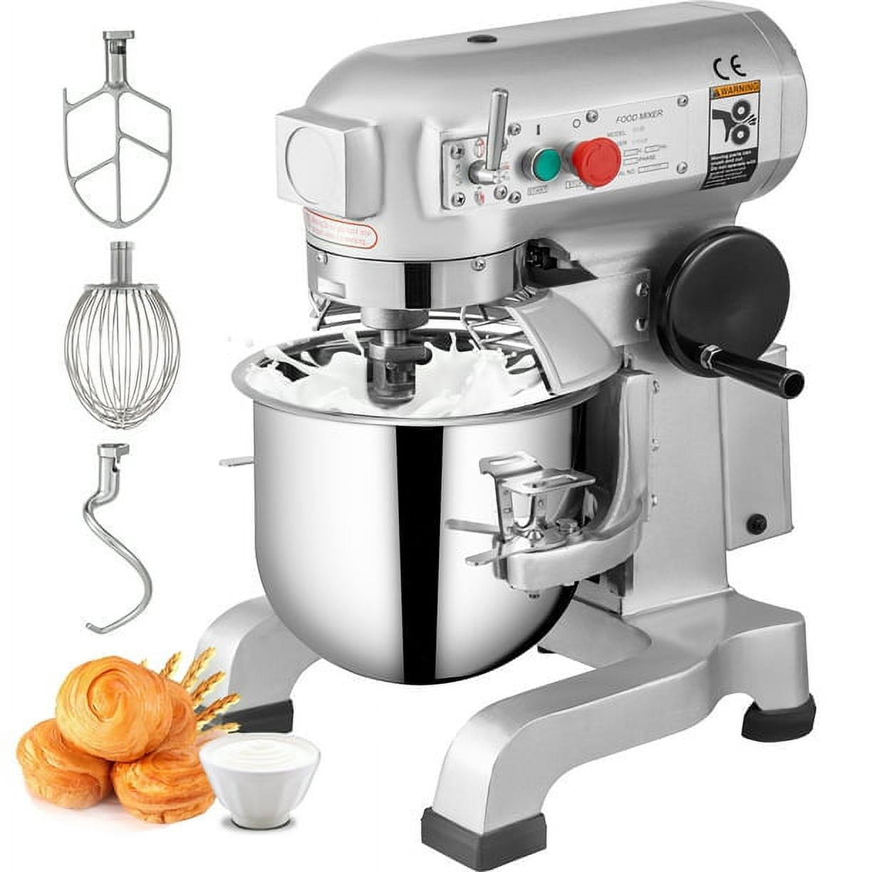 VEVORbrand 10Qt Commercial Food Mixer,450W 3 Speeds Dough Food mixer Pizza Bakery Sansujyuku sansujyuku.com