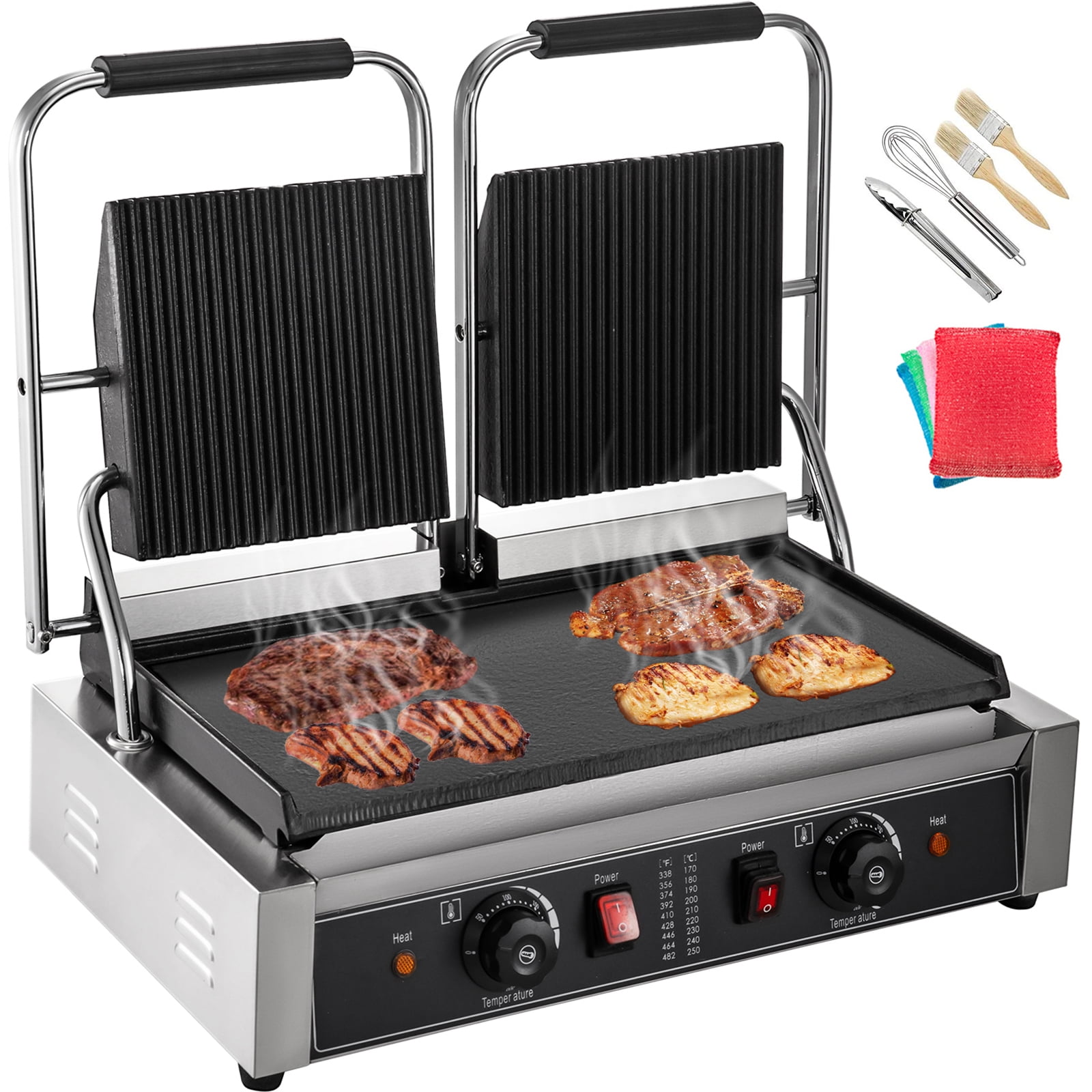 SOKANY GRILL Maker Electric Grill Nonstick Grid Sandwich Panini Maker  Griddle