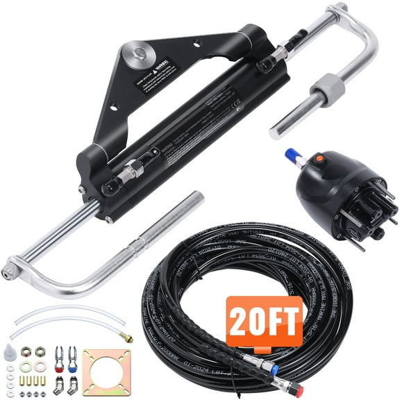 BENTISM 150HP Hydraulic Outboard Steering Kit Boat Marine System