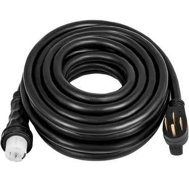 BENTISM 15Ft 50 Amp Generator Extension Cord STW 6/3   8/1 Generator Cord 125V 250V UL Listed Generator Power Cord N14-50P & SS2-50R & CS6364 Twist Lock Connectors