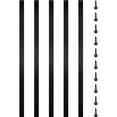 thumbnail image 1 of VEVORbrand 29.5" Deck Balusters, 16 Pack Flat Balusters Kits Metal Staircase Baluster With Screws, Aluminum Alloy Deck Railing for Wood and Composite Deck, Stylish Baluster, 1 of 9