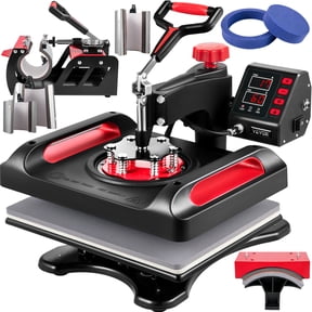VEVORbrand 8 in 1 Heat Press Machine 12" x 15" upgraded Sublimation Machine 800W Rotation Swing Away Heat Press Dual-Tube Heating for DIY T-Shirts Cap And Mugs