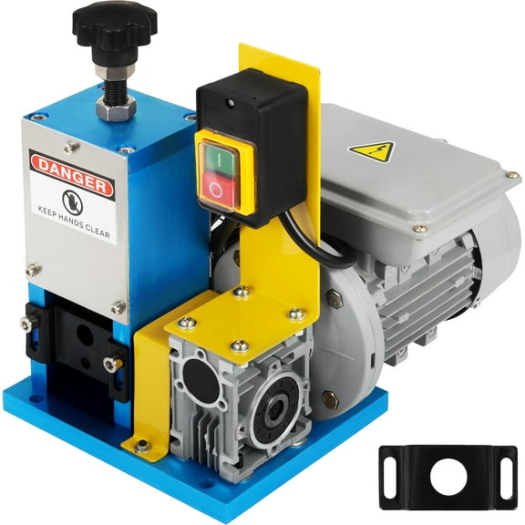 VEVORbrand Automatic Electric Wire Stripping Machine 0.05"-0.98",Portable Blue Wire Stripper, Wire Stripping Machine Tool for Scrap Copper Recycling