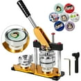 thumbnail image 1 of VEVORbrand Button Maker 75 Mm Rotate Button Maker 3 Inch Badge Maker Punch Press Machine With 100 Sets Circle Button Parts For Friends Children Diy Gifts, 1 of 9