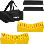 VEVORbrand Camper Leveler, 2 Pack RV Leveling Blocks, Camper Leveler Curved RV Camper Trailer Leveling Blocks and Chocks