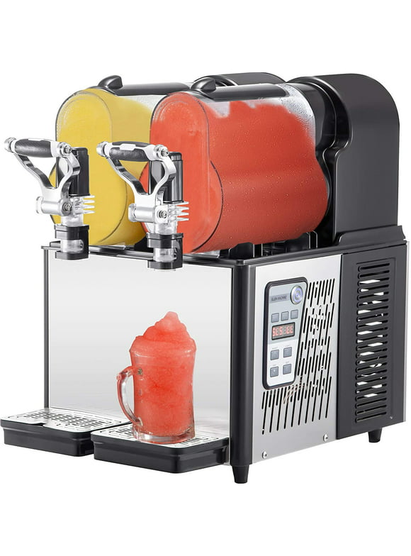 VEVORbrand Commercial Slushy Machine, 6L Daiquiri Machine ,Frozen Drink Slush Machine,White