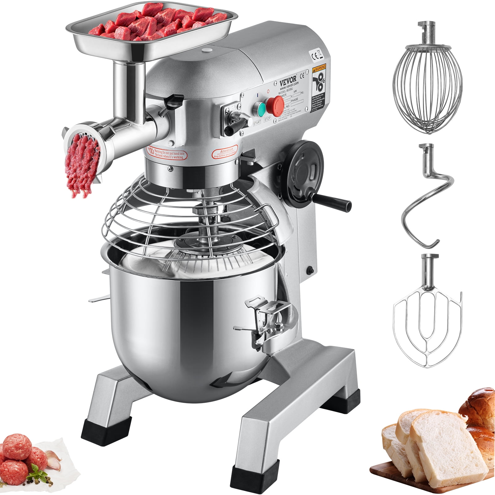 CLEARANCE‼ VEVOR 4 in 1 Multifunctional Stand Mixer - Kitchen