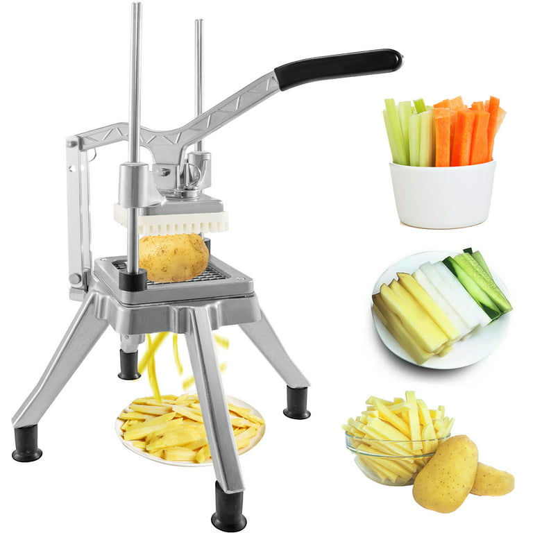 Vegetable Slicer Quick Potato Tomato Fruit Cutter Set with 3 Blades  Stainless Steel Food Chopper
