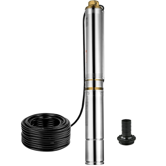 VEVORbrand Deep Well Pump 1 HP Submersible Well Pump 33GPM Deep Well