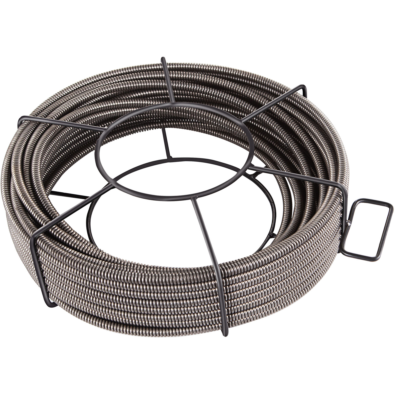 VEVORbrand Drain Cleaning Cable 75 Feet x 1/2 inch Solid Core Cable Sewer  Cable Drain Auger Cable Cleaner Snake