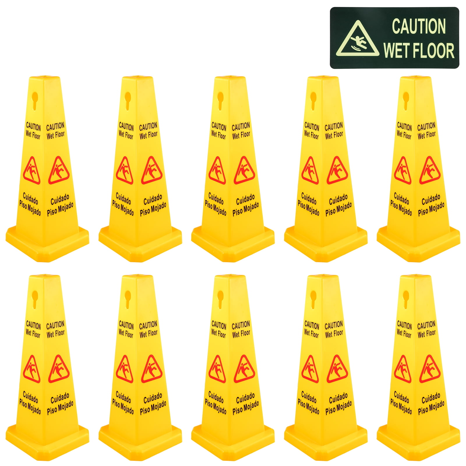 VEVORbrand Floor Safety Cone 26Inch Yellow Caution Wet Floor Sign 4