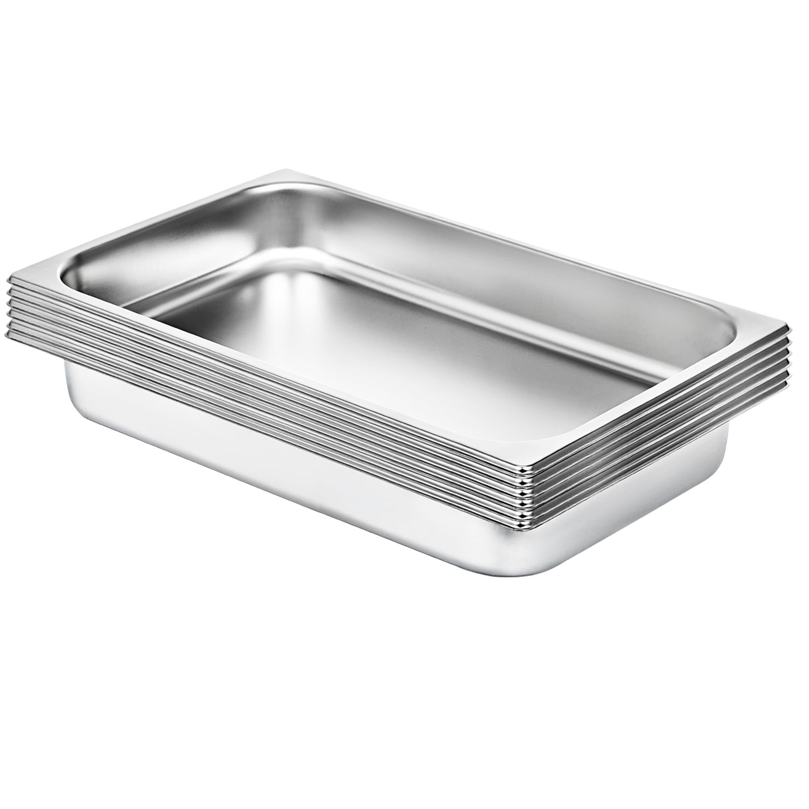  COMFY PACKAGE [RESISTENTES] Charolas de aluminio para mesa de  vapor, profundidad media, 9 x 13, paquete de 30 : Hogar y Cocina