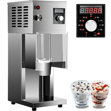 VEVORbrand Ice Cream Maker Auto Shaker Mixer 800W,10-Speed Levels Adjustable,Includes 3 Hand Cups