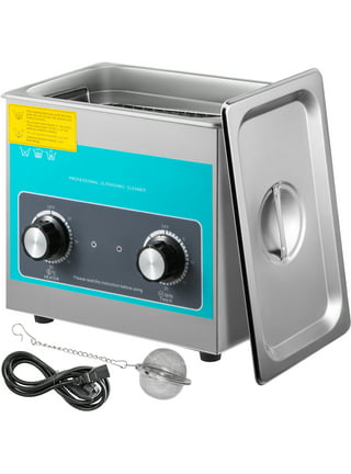 Gem Glow Ultrasonic Cleaning Machine for Jewelry & Watches, with Timer &  Watch Holder, Stainless Steel 