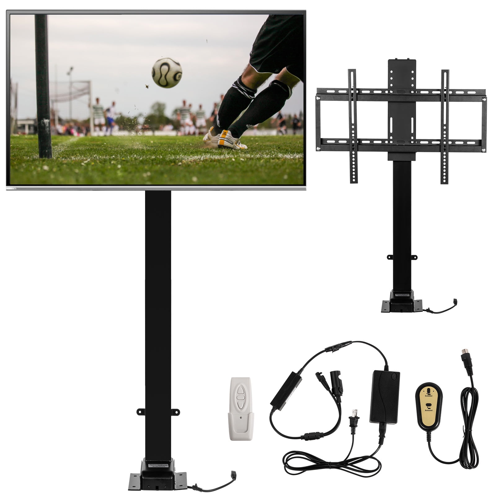 VEVORbrand Motorized TV Lift Mount 28-68 Height Adjustable, 39.4 Stroke  Length, Fit for 32-70 TV Lift with Long-Distance Regulator, Load Capacity  154lbs - Walmart.com
