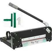 VEVORbrand Paper Cutter 12inch A4 Commercial Heavy Duty Paper Cutter 300 Sheets 45HRC Hardness Stack Cutter Metal Base Desktop Stack Cutter for Home Office