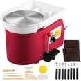 thumbnail image 1 of VEVORbrand Pottery Wheel Machine 11", 0-300rpm Ceramic Wheel, 350w Foot Pedal Shaping Tools 1pc Apron, 1 of 9