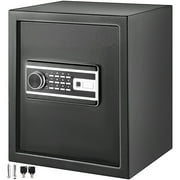 BENTISMbrand Security Safe 1.7 CU.FT Fingerprint Safe Box for Money W/ 2 Keys & Digital Keypad, Q235 Steel Safe Box for Storing Cash, Jewelry, Pistols, Documents in Home & Office & Hotel