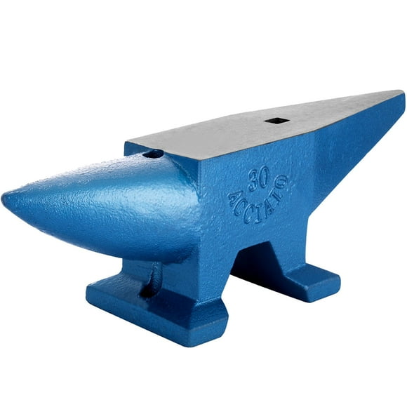 VEVORbrand Single Horn Anvil 66lbs Cast Steel Anvil Blacksmith for Sale Forge Tools and Equipment Anvil Rugged Round Horn Anvil Blacksmith Jewelers Metalsmith Blacksmith Tool