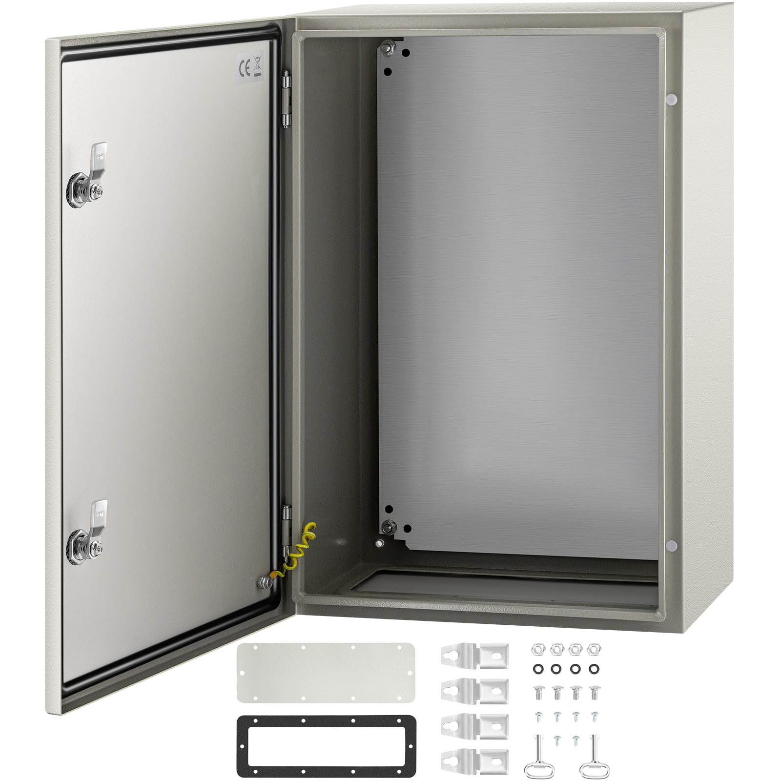 24'' x 16'' x 10'' Gray Carbon Steel Electrical Enclosure Box