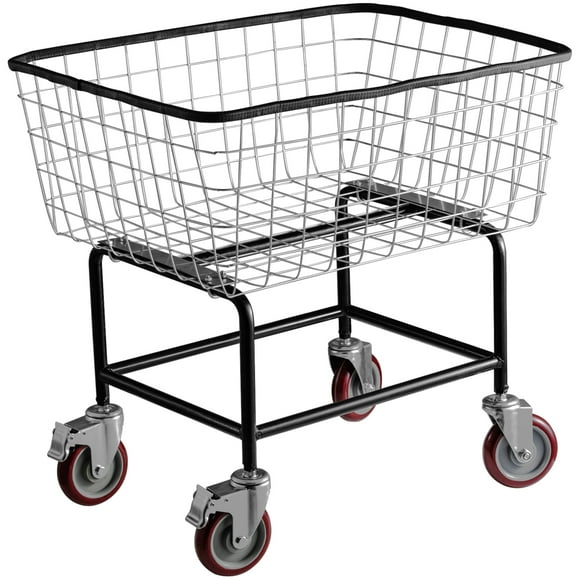Wire Basket On Wheels