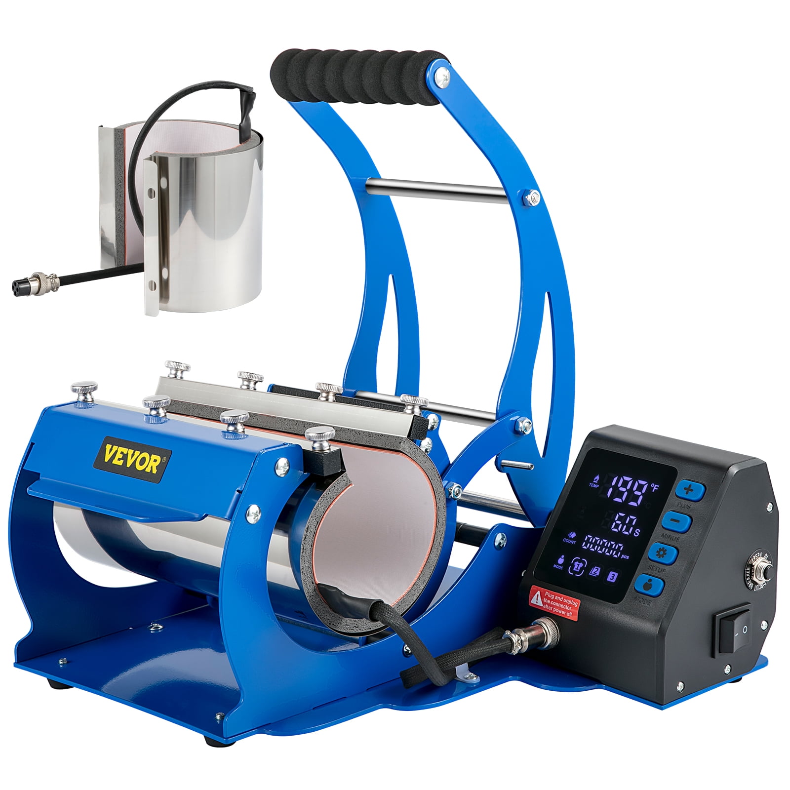 ColorSub Mug Heat Press Machine for Sublimation Heat Press Transfer Print Mug Coffee Cup 11oz Black