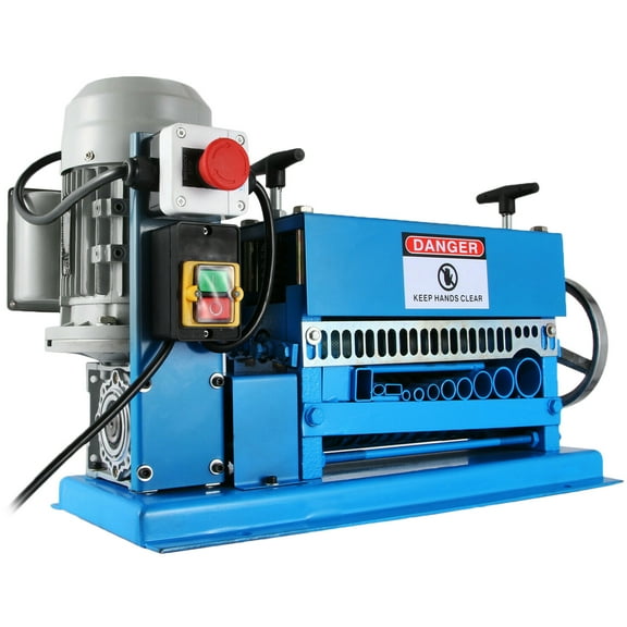 VEVORbrand Wire Stripping Machine DA 0.06 inch -1.5 inch, Wire Stripper Machine 11 Channels 10 Blades, Automatic Wire Stripping Tool with Manual Hand Cranked Industrial for Recycling Copper Wire