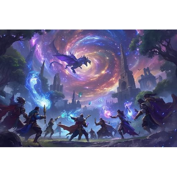 VEWFun Jigsaw Puzzle for Adults 500 Pieces Magic The Gathering Wooden Puzzles Best Brain Exercises Educational Gift Home Decor