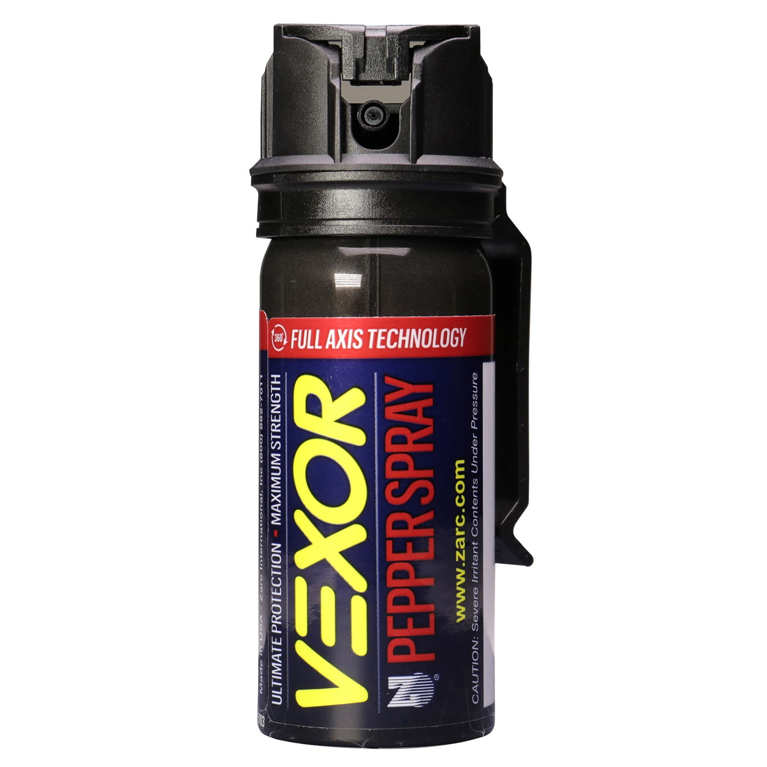 VEXOR Strong Pepper Spray by Zarc, Police Strength, 360¬∞ Fliptop