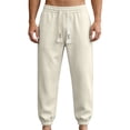 thumbnail image 1 of VEXRO Jogger Pants for Men Casual Loose Fit Elastic Waisted Drawstring with Pockets Soft Fleece Sweatpants, 1 of 8