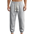 thumbnail image 1 of VEXRO Jogger Pants for Men Casual Loose Fit Elastic Waisted Drawstring with Pockets Soft Fleece Sweatpants, 1 of 8