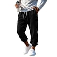 thumbnail image 1 of VEXRO Mens Active Jogger Pants Elastic Waist Drawstring Loose Casual Sweatpants with Pockets, 1 of 7