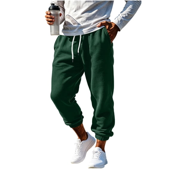 VEXRO Mens Active Jogger Pants Elastic Waist Drawstring Loose Casual Sweatpants with Pockets