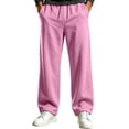 thumbnail image 1 of VEXRO Sweatpants for Men Loose Fit Elastic Waisted Drawstring Soft Casual Wide Leg Sport Pants with Pockets, 1 of 8