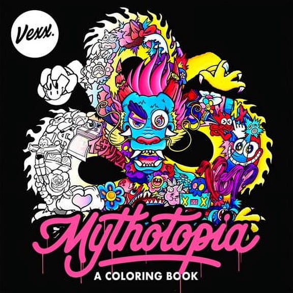 VEXX: Mythotopia: A Dragons and Doodles Coloring Book, 96 pages (Paperback)