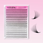 VEYELASH NarrowPro Eyelash Extensions 24D Premade Volume Fans Lashes   0.03 mm, Mixed Lengths 8 15 mm, 16 Row Tray