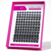 VEYESBEAUTY Bare N 43 Lash Clusters 120pcs   Naturally Refined Individual Lashes with Ultra-Thin Invisible Band, Soft Definition & Reusable Lash Tray