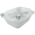 thumbnail image 1 of VEZEE 1-lbs Disposable Aluminum Oblong Foil Pan 100 Pcs With Dome Lids, 1 of 5