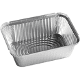 thumbnail image 1 of VEZEE 5-lbs Disposable Aluminum Oblong Foil Pan 100 Pcs Only Pans, 1 of 5