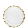 thumbnail image 1 of Aristocrat Collections 7.5" Salad Plate White & Gold : Qty 500, 1 of 3