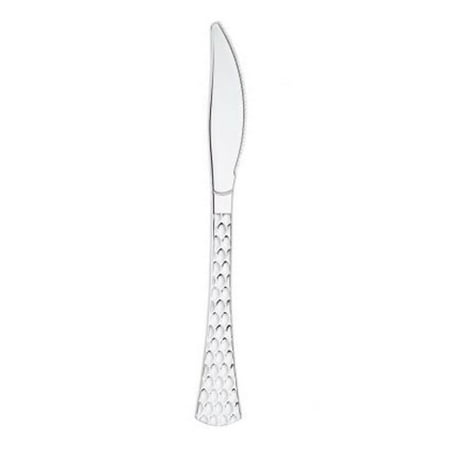 VEZEE Glamour Collection Extra Heavyweight Disposable Knifes Silver Pack of 1000