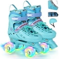 thumbnail image 1 of VEZLOPUS Adjustable Roller Skates with Light up Wheels, 1 of 7