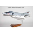 thumbnail image 1 of VF-194 Red Lightnings F-4J (1977) Model, 1/42 (18") Scale, Mahogany, Navy, Fighter, 1 of 4