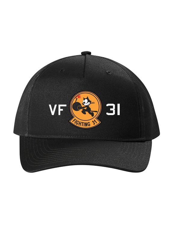VF-31 Fighting 31 Printed 5 Panel Trucker Cap