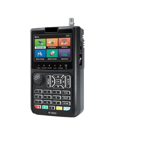 VF-6900 HD Digital Satellite Finder DVB-S/DVB S2 Meter 3.5" TFT LCD For TV Receivervs ST-5150 KPT-716TS