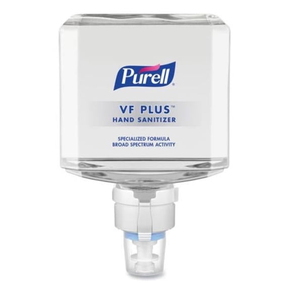VF Plus Hand Sanitizer Gel, 1200 ml Refill Bottle - Fragrance-Free for ES8 Dispensers