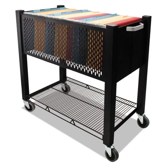 VF53000 InstaCart File Cart, 14-1/4w x 28-1/2d x 27-3/4h, Black