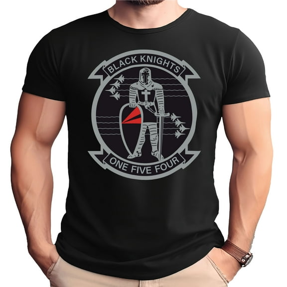 VFA-154 Black Knights Adult T-Shirt-Medium
